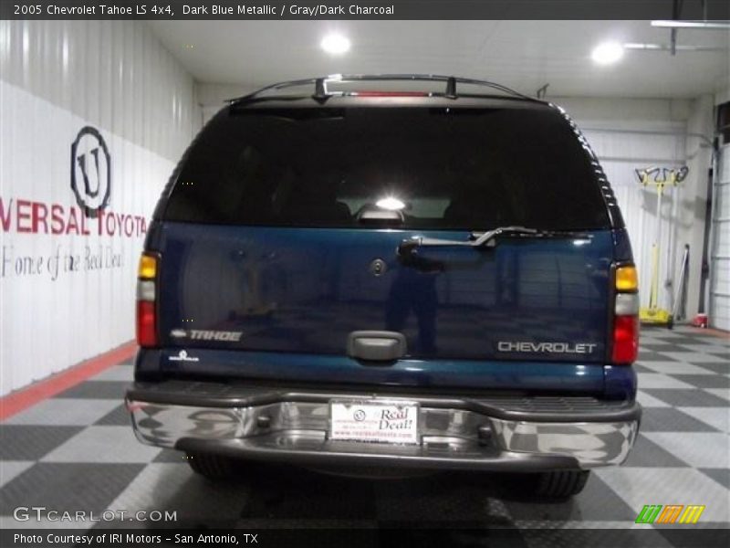 Dark Blue Metallic / Gray/Dark Charcoal 2005 Chevrolet Tahoe LS 4x4