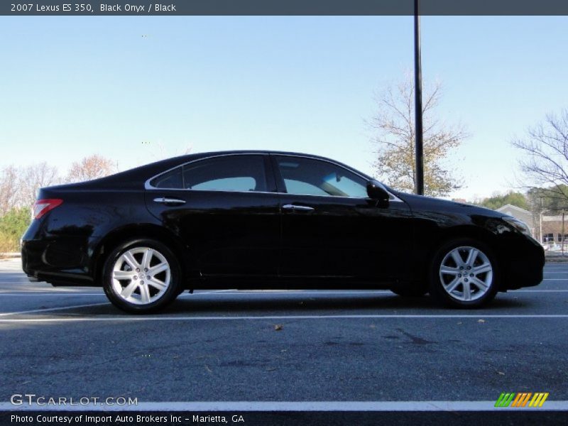 Black Onyx / Black 2007 Lexus ES 350
