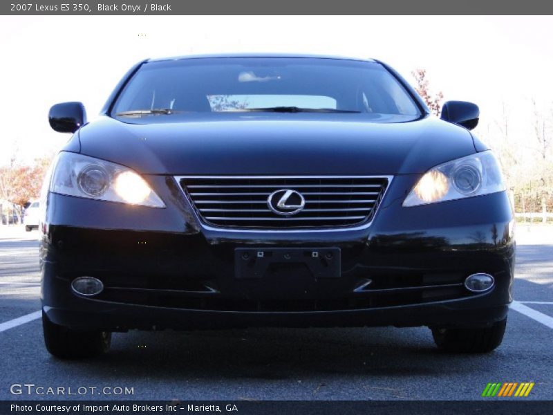 Black Onyx / Black 2007 Lexus ES 350