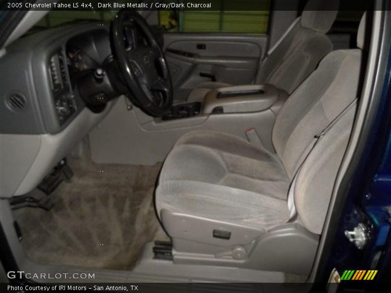 Dark Blue Metallic / Gray/Dark Charcoal 2005 Chevrolet Tahoe LS 4x4