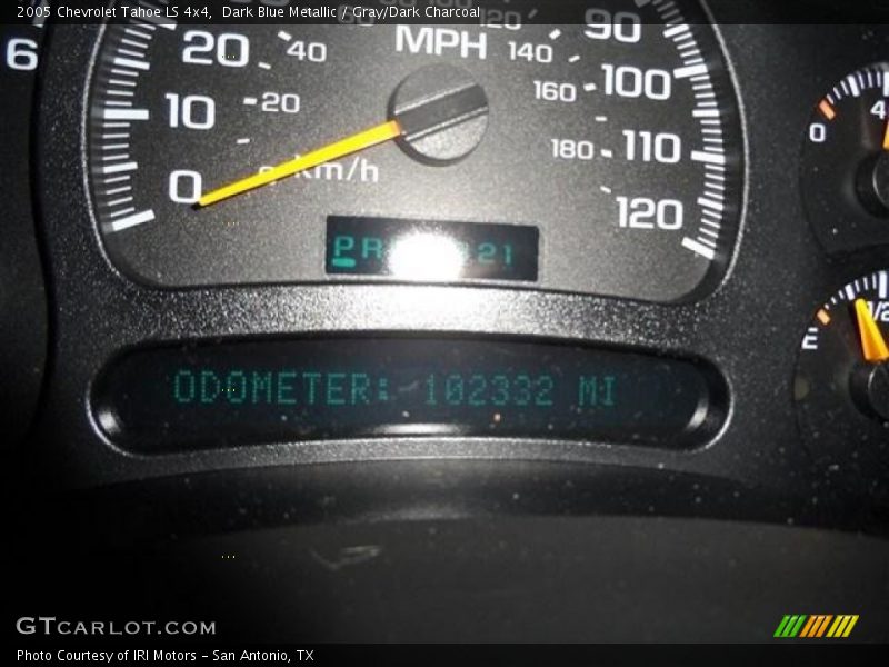 Dark Blue Metallic / Gray/Dark Charcoal 2005 Chevrolet Tahoe LS 4x4