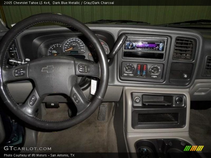Dark Blue Metallic / Gray/Dark Charcoal 2005 Chevrolet Tahoe LS 4x4