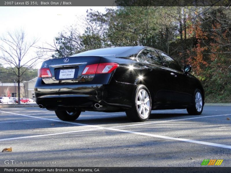 Black Onyx / Black 2007 Lexus ES 350