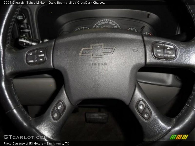 Dark Blue Metallic / Gray/Dark Charcoal 2005 Chevrolet Tahoe LS 4x4