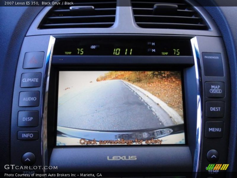Black Onyx / Black 2007 Lexus ES 350