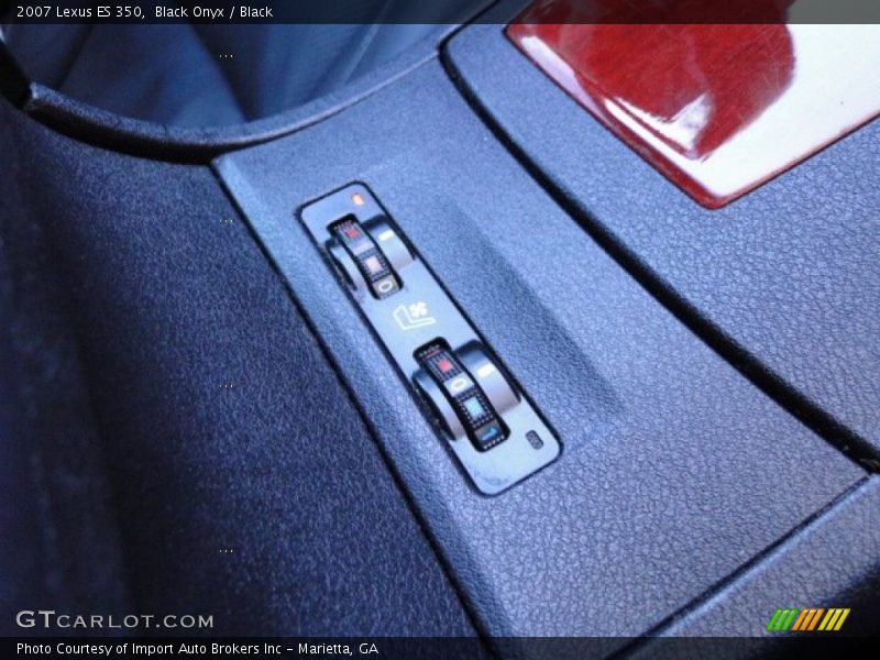 Black Onyx / Black 2007 Lexus ES 350