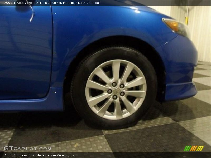 Blue Streak Metallic / Dark Charcoal 2009 Toyota Corolla XLE