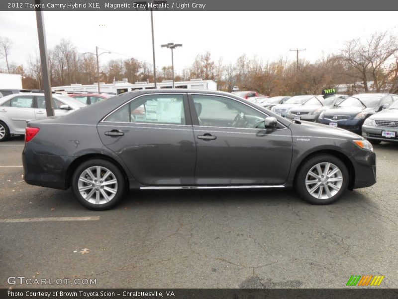 Magnetic Gray Metallic / Light Gray 2012 Toyota Camry Hybrid XLE