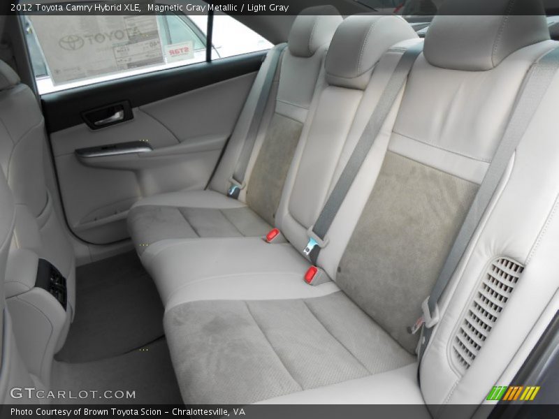 Magnetic Gray Metallic / Light Gray 2012 Toyota Camry Hybrid XLE