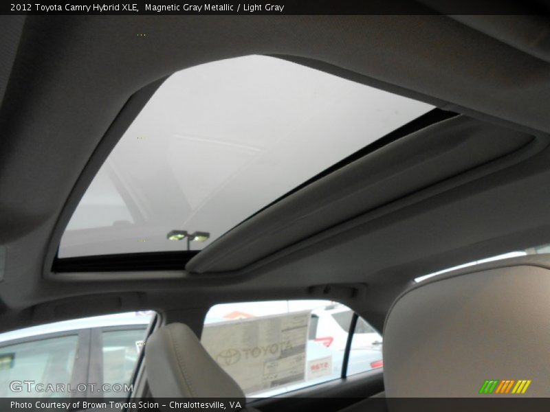 Magnetic Gray Metallic / Light Gray 2012 Toyota Camry Hybrid XLE