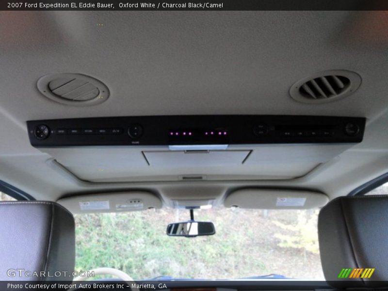 Oxford White / Charcoal Black/Camel 2007 Ford Expedition EL Eddie Bauer