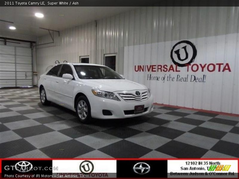 Super White / Ash 2011 Toyota Camry LE