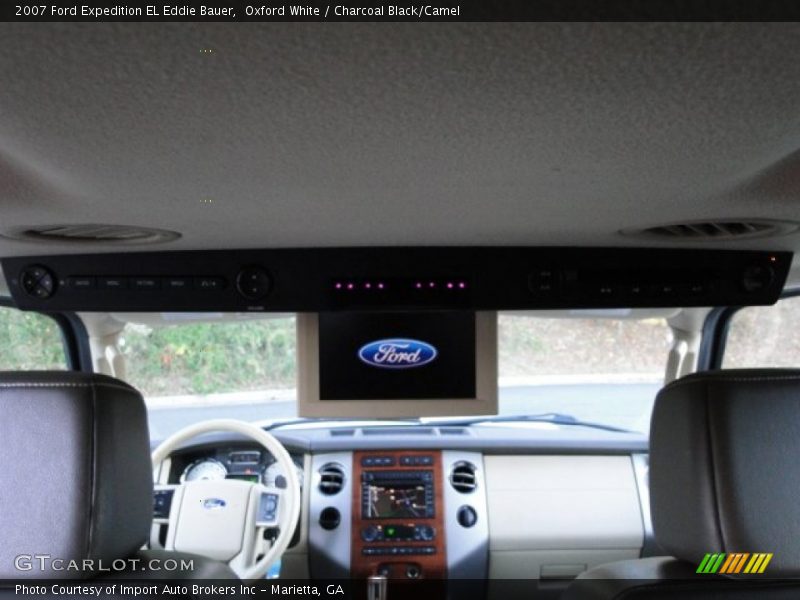 Oxford White / Charcoal Black/Camel 2007 Ford Expedition EL Eddie Bauer