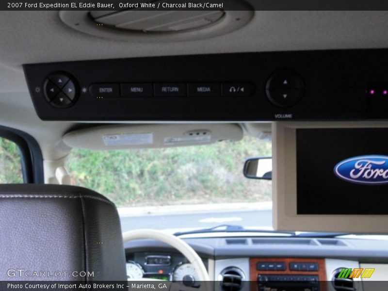 Oxford White / Charcoal Black/Camel 2007 Ford Expedition EL Eddie Bauer