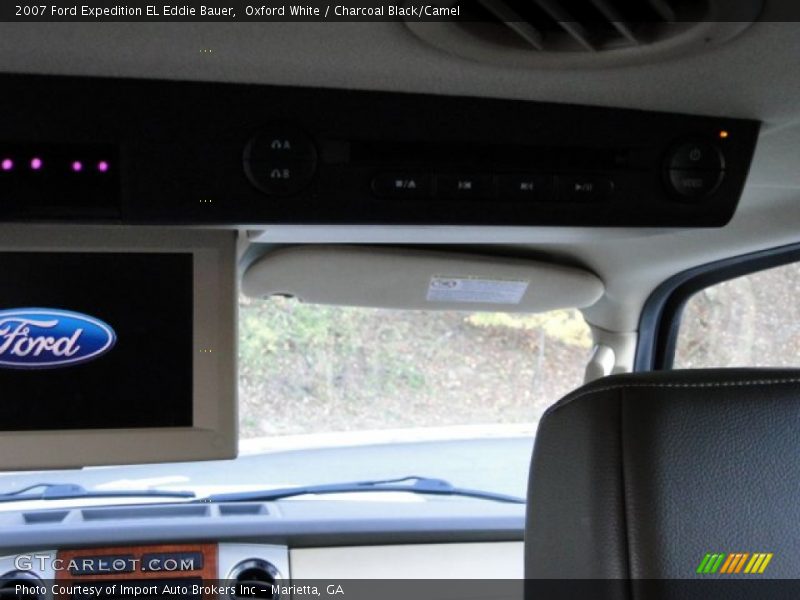 Oxford White / Charcoal Black/Camel 2007 Ford Expedition EL Eddie Bauer