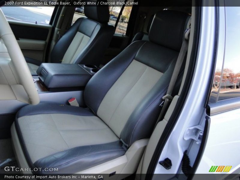 Oxford White / Charcoal Black/Camel 2007 Ford Expedition EL Eddie Bauer