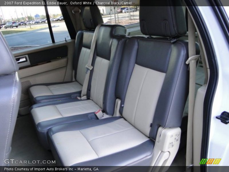 Oxford White / Charcoal Black/Camel 2007 Ford Expedition EL Eddie Bauer