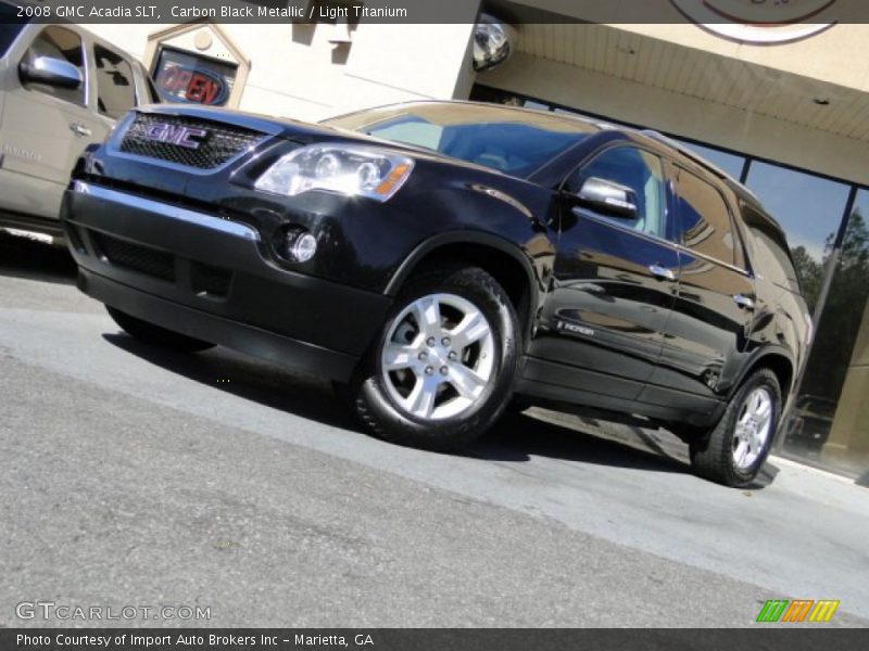 Carbon Black Metallic / Light Titanium 2008 GMC Acadia SLT