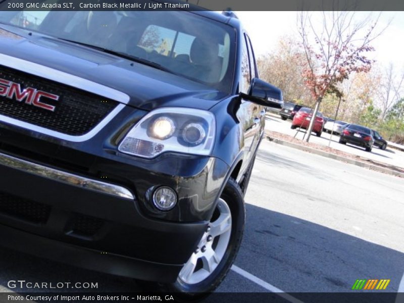 Carbon Black Metallic / Light Titanium 2008 GMC Acadia SLT