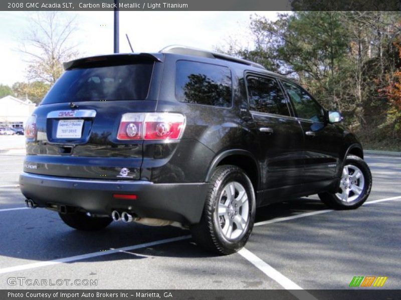 Carbon Black Metallic / Light Titanium 2008 GMC Acadia SLT
