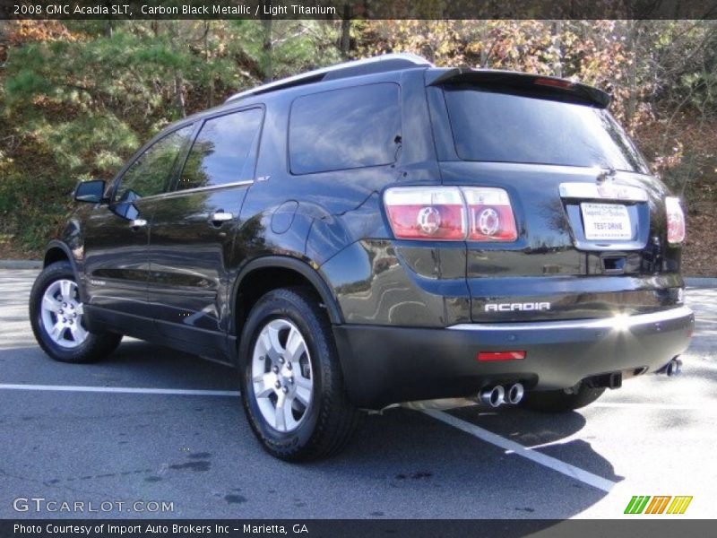 Carbon Black Metallic / Light Titanium 2008 GMC Acadia SLT