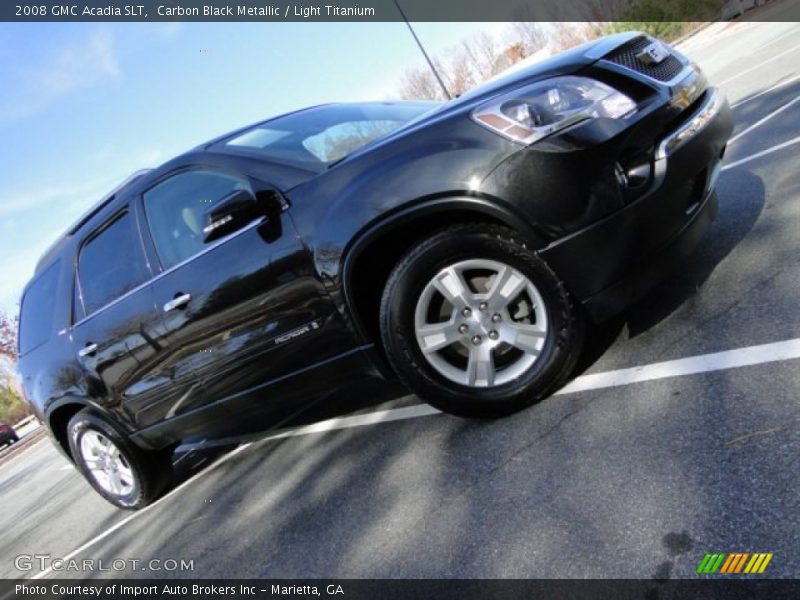 Carbon Black Metallic / Light Titanium 2008 GMC Acadia SLT