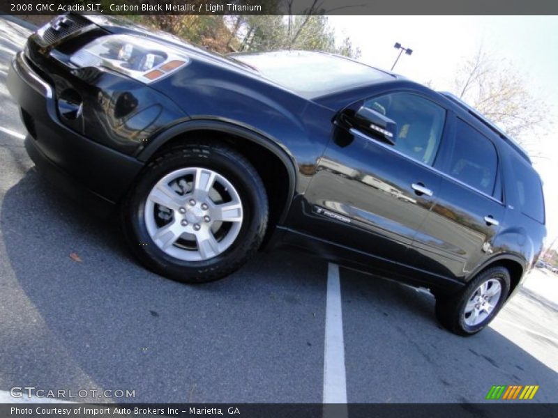Carbon Black Metallic / Light Titanium 2008 GMC Acadia SLT