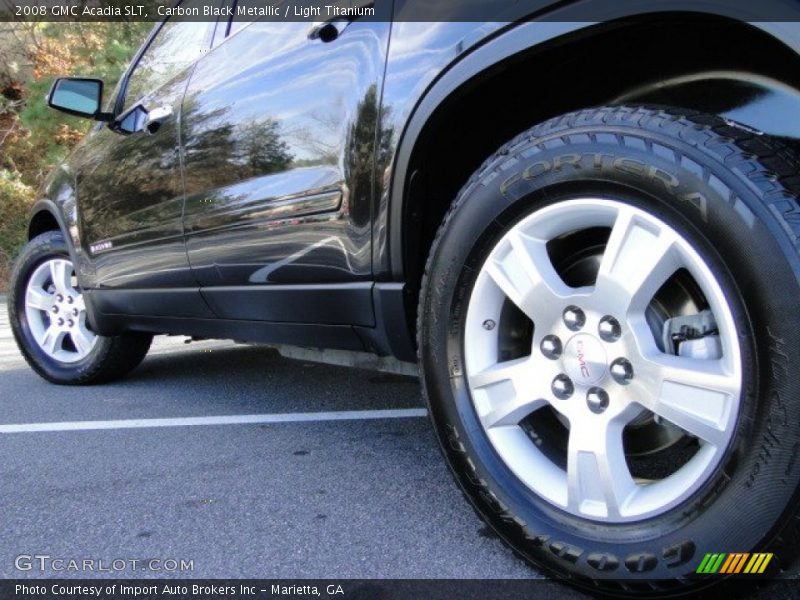Carbon Black Metallic / Light Titanium 2008 GMC Acadia SLT