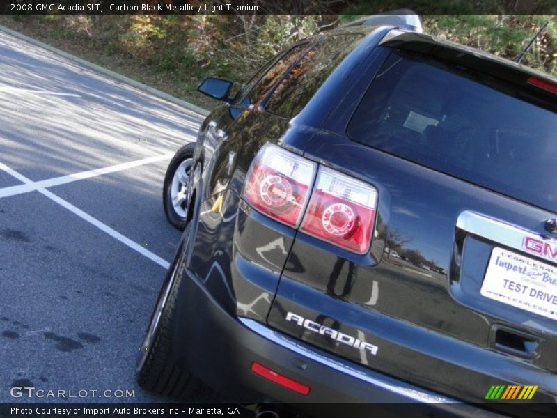 Carbon Black Metallic / Light Titanium 2008 GMC Acadia SLT
