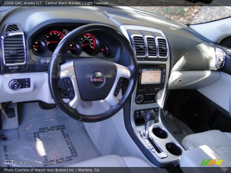 Carbon Black Metallic / Light Titanium 2008 GMC Acadia SLT