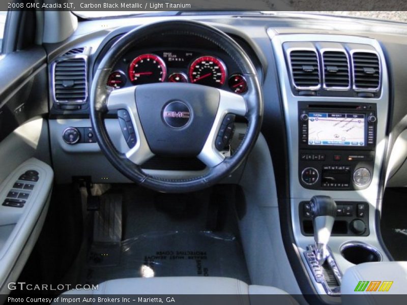 Carbon Black Metallic / Light Titanium 2008 GMC Acadia SLT