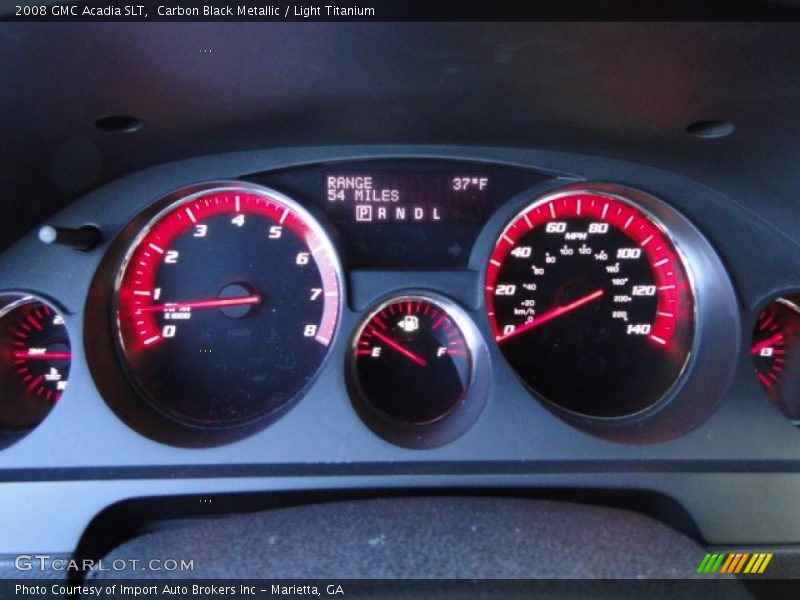 Carbon Black Metallic / Light Titanium 2008 GMC Acadia SLT