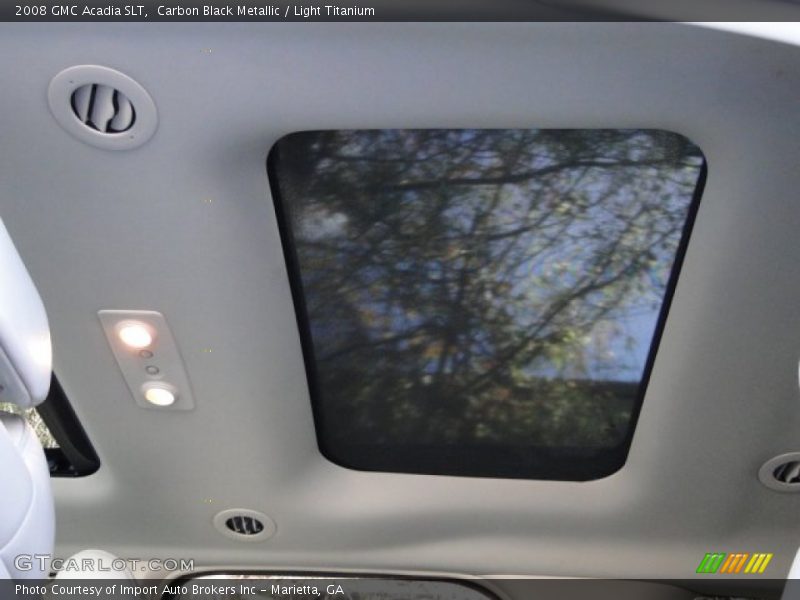 Carbon Black Metallic / Light Titanium 2008 GMC Acadia SLT