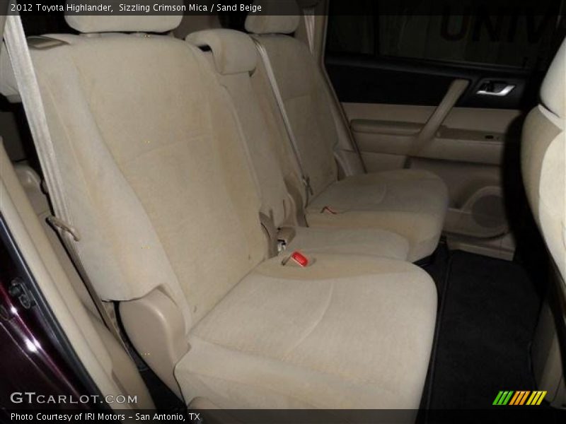 Sizzling Crimson Mica / Sand Beige 2012 Toyota Highlander