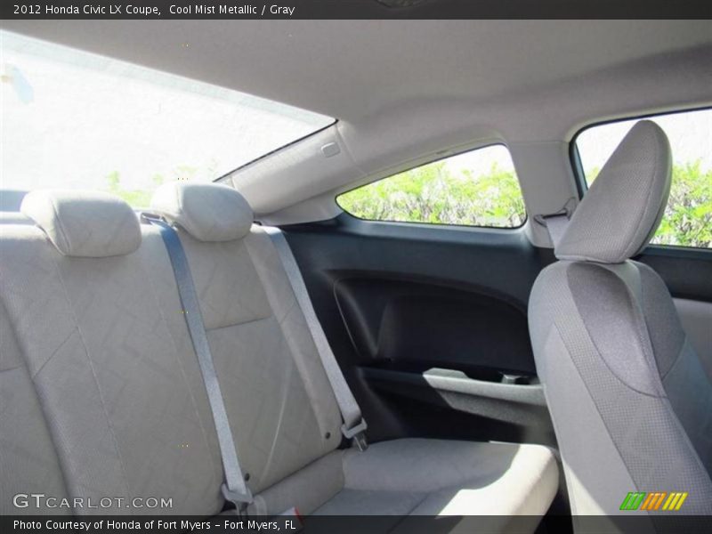 Cool Mist Metallic / Gray 2012 Honda Civic LX Coupe