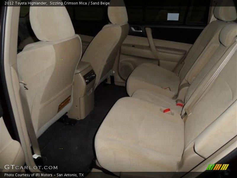 Sizzling Crimson Mica / Sand Beige 2012 Toyota Highlander