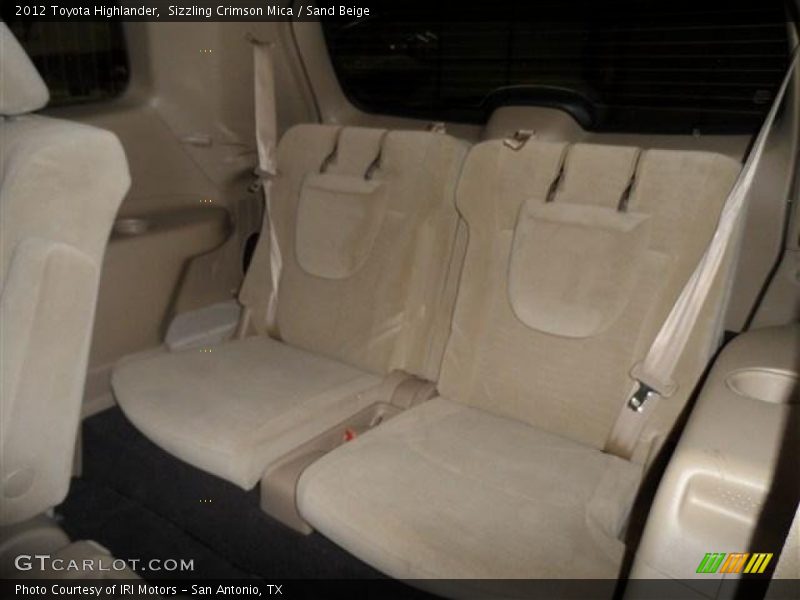 Sizzling Crimson Mica / Sand Beige 2012 Toyota Highlander