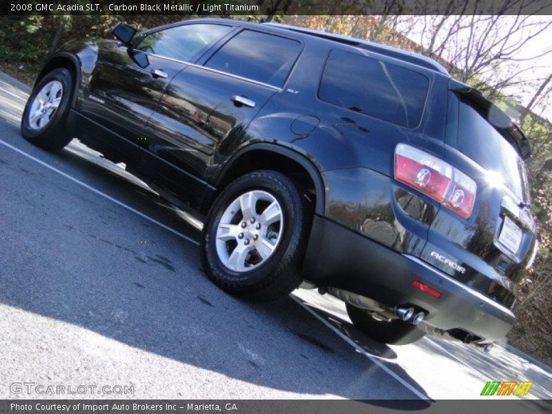 Carbon Black Metallic / Light Titanium 2008 GMC Acadia SLT