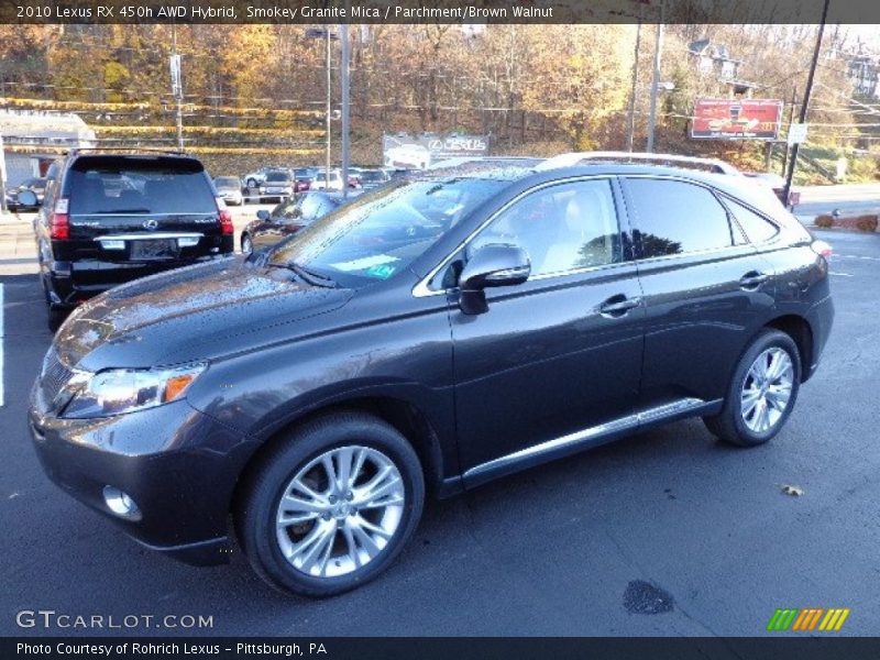 Smokey Granite Mica / Parchment/Brown Walnut 2010 Lexus RX 450h AWD Hybrid