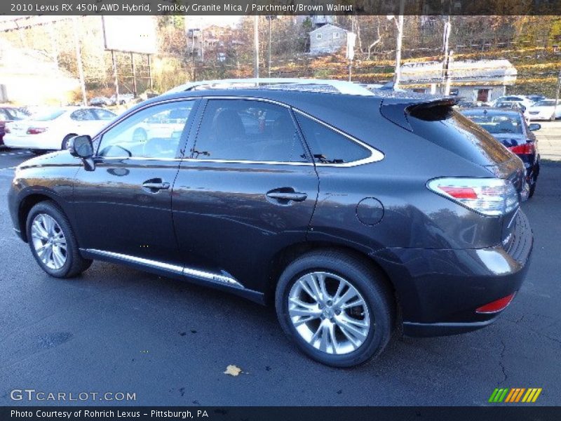 Smokey Granite Mica / Parchment/Brown Walnut 2010 Lexus RX 450h AWD Hybrid