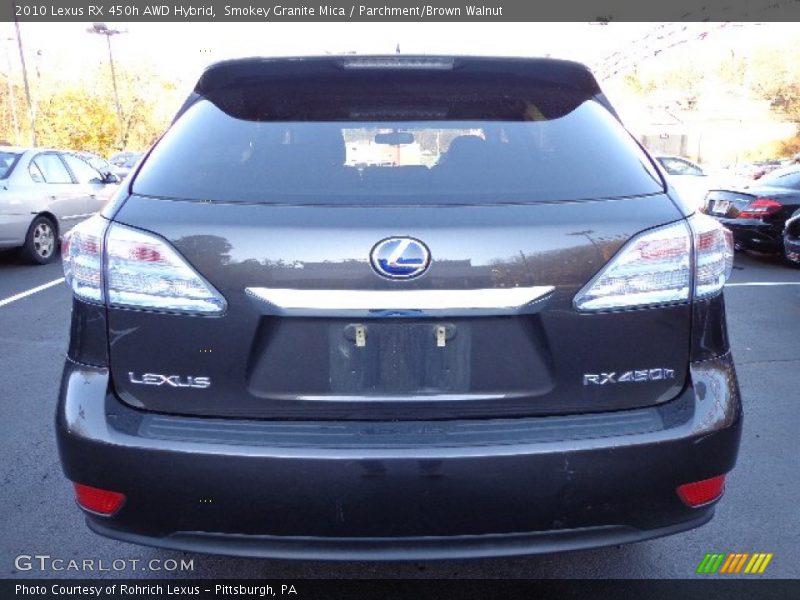 Smokey Granite Mica / Parchment/Brown Walnut 2010 Lexus RX 450h AWD Hybrid