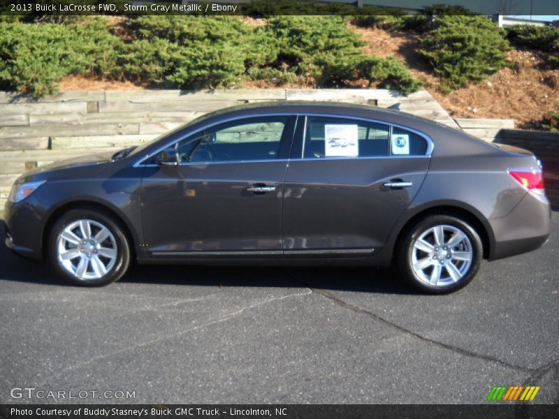 Storm Gray Metallic / Ebony 2013 Buick LaCrosse FWD