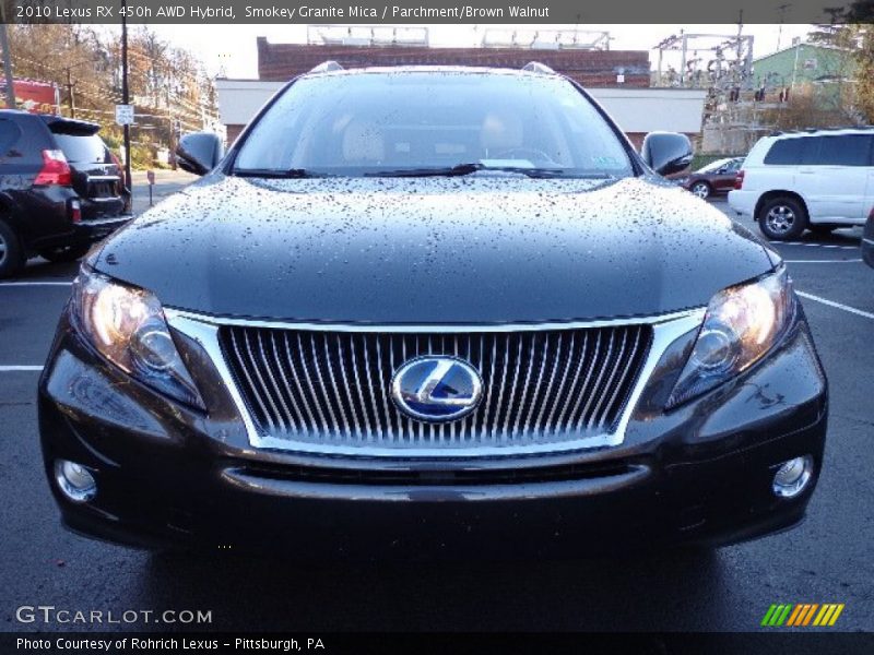 Smokey Granite Mica / Parchment/Brown Walnut 2010 Lexus RX 450h AWD Hybrid