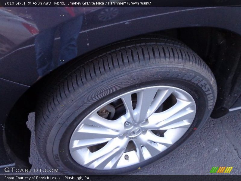 Smokey Granite Mica / Parchment/Brown Walnut 2010 Lexus RX 450h AWD Hybrid