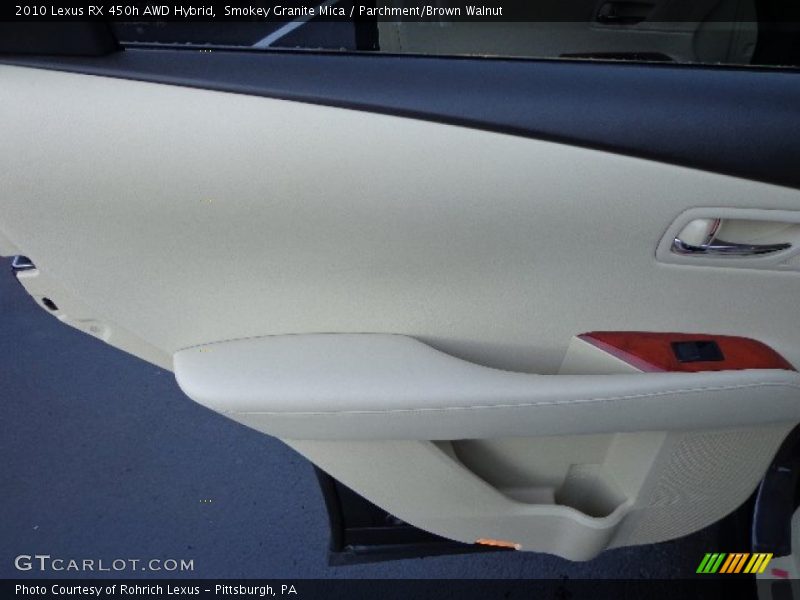Smokey Granite Mica / Parchment/Brown Walnut 2010 Lexus RX 450h AWD Hybrid