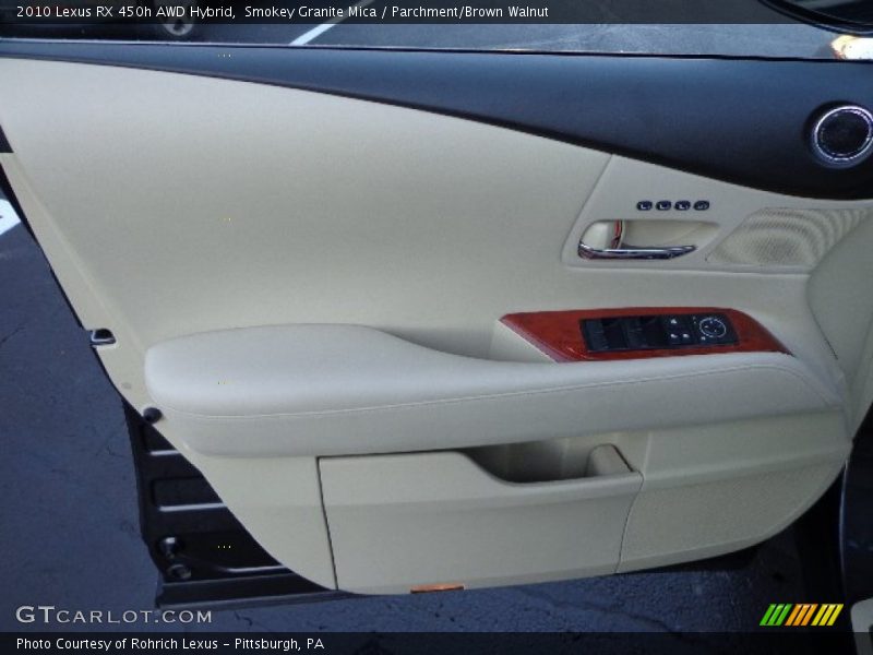 Smokey Granite Mica / Parchment/Brown Walnut 2010 Lexus RX 450h AWD Hybrid