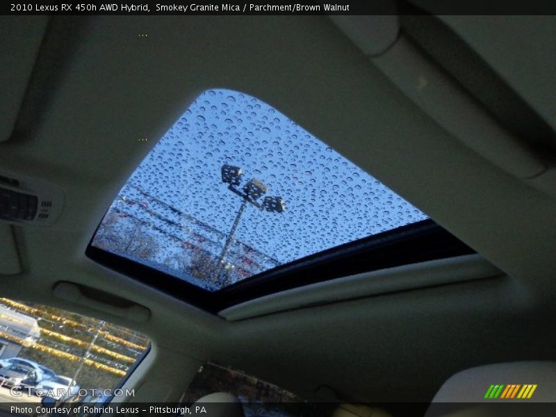 Smokey Granite Mica / Parchment/Brown Walnut 2010 Lexus RX 450h AWD Hybrid