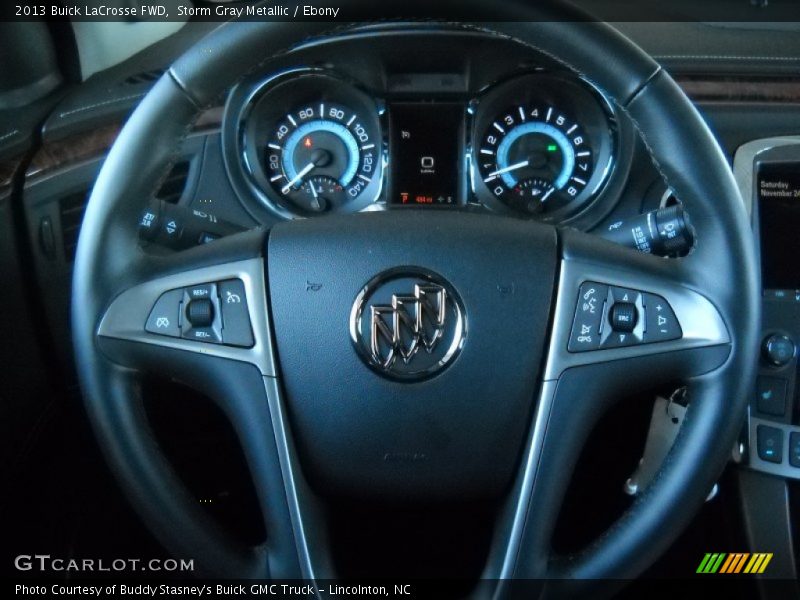 Storm Gray Metallic / Ebony 2013 Buick LaCrosse FWD