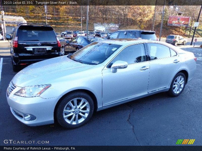 Tungsten Silver Pearl / Black 2010 Lexus ES 350