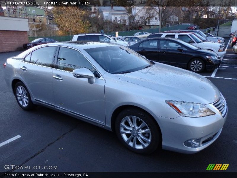 Tungsten Silver Pearl / Black 2010 Lexus ES 350